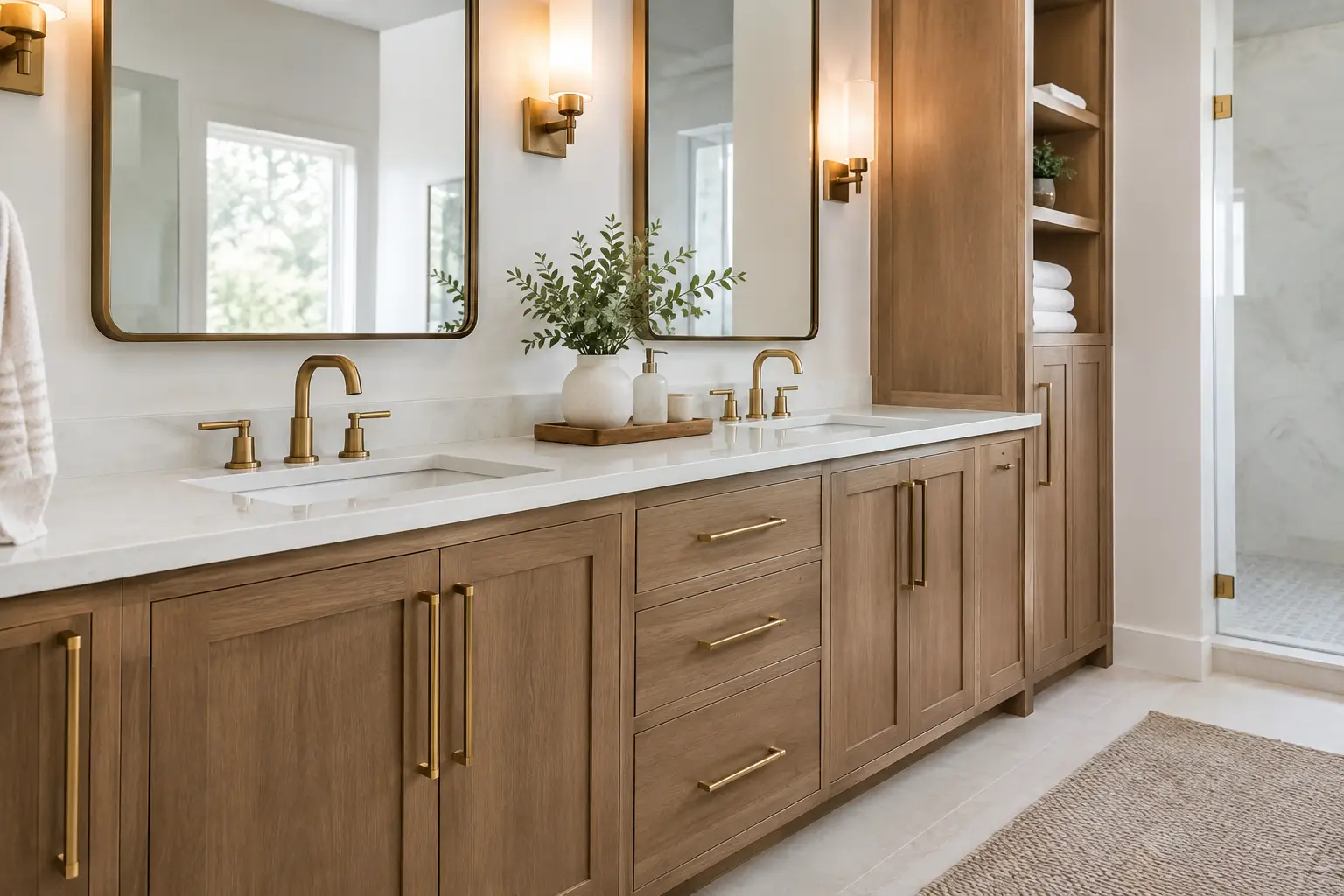 Custom Bathroom Vanity Design That Works Hard